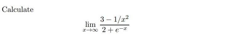 Limit question